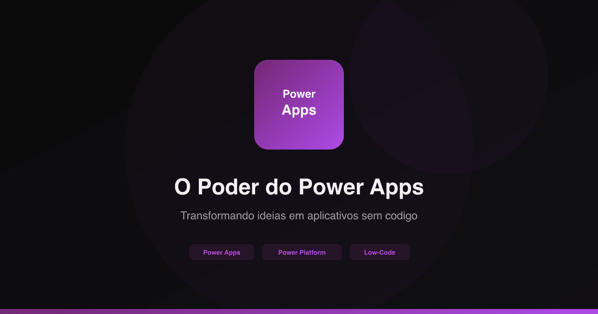 Interface do Power Apps Studio mostrando um aplicativo em desenvolvimento